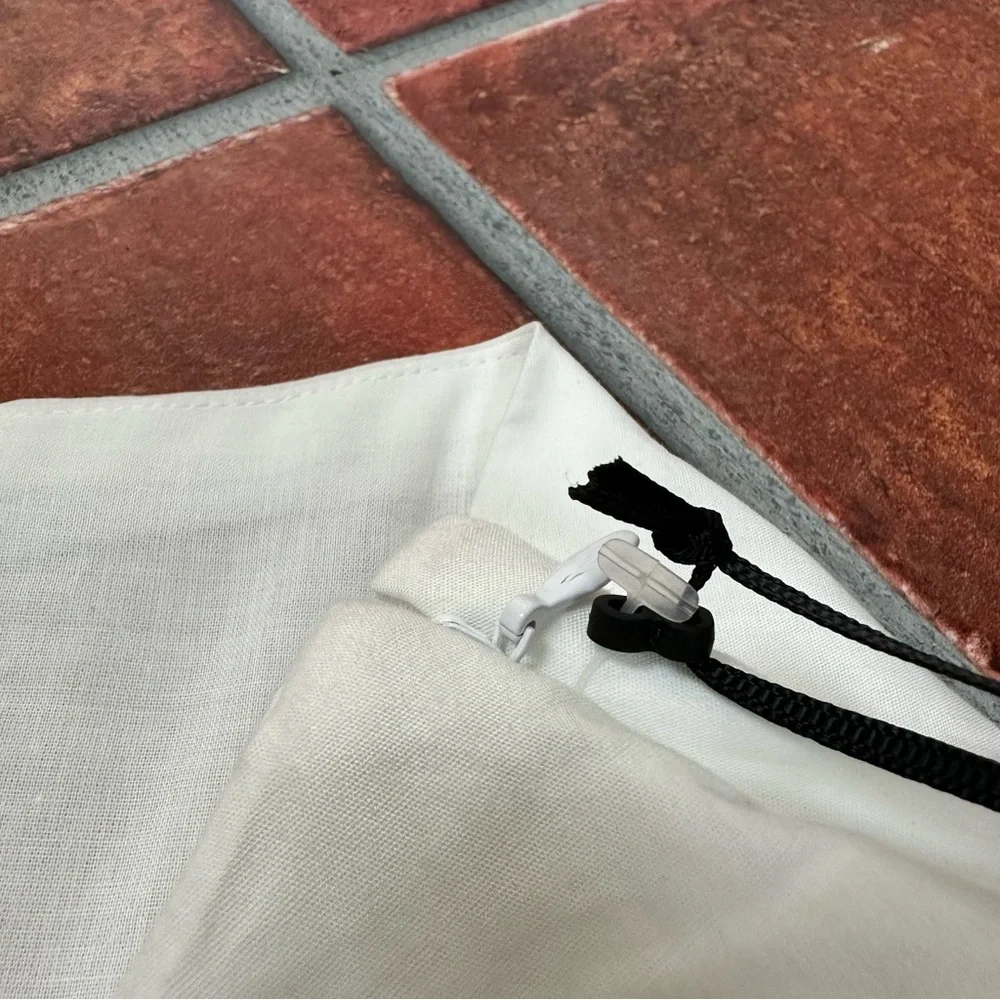 NWT 1. State Cream Ruffle Hem Skirt w/ Pockets